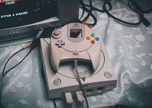 Vintage console repair setup